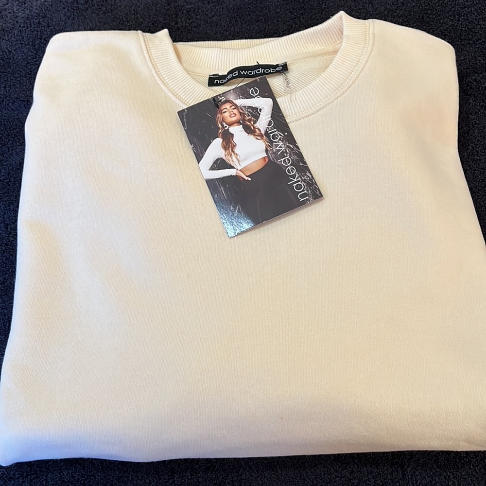 NWT-NAKED WARDROBE SWEATSHIRT